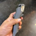 Black detachable pan handle — view 2