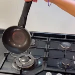 Black detachable pan handle — view 4